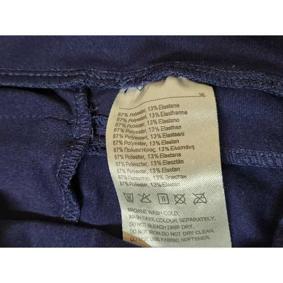 HISKYWIN Small Women’s Activewear Pants – Long Inseam, Navy Blue - Picture 6 of 7
